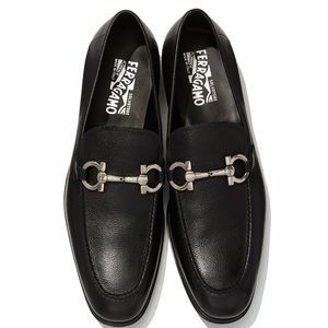 AUTHENTIC SALVATORE FERRAGAMO MEN SHOES BLACK